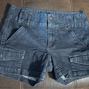 Calvin Klein Dark Blue Denim Women Shorts